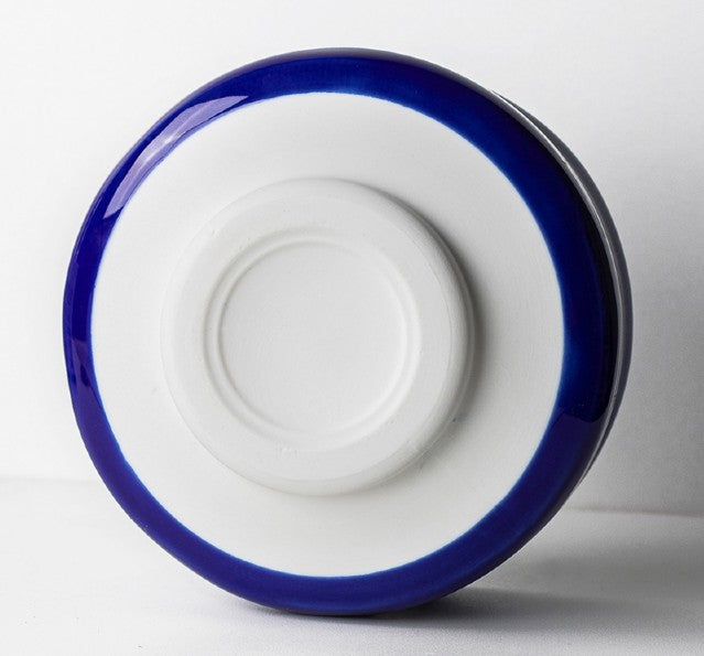 Taza Ceremonial de Té Japonés "Chawan" Azul