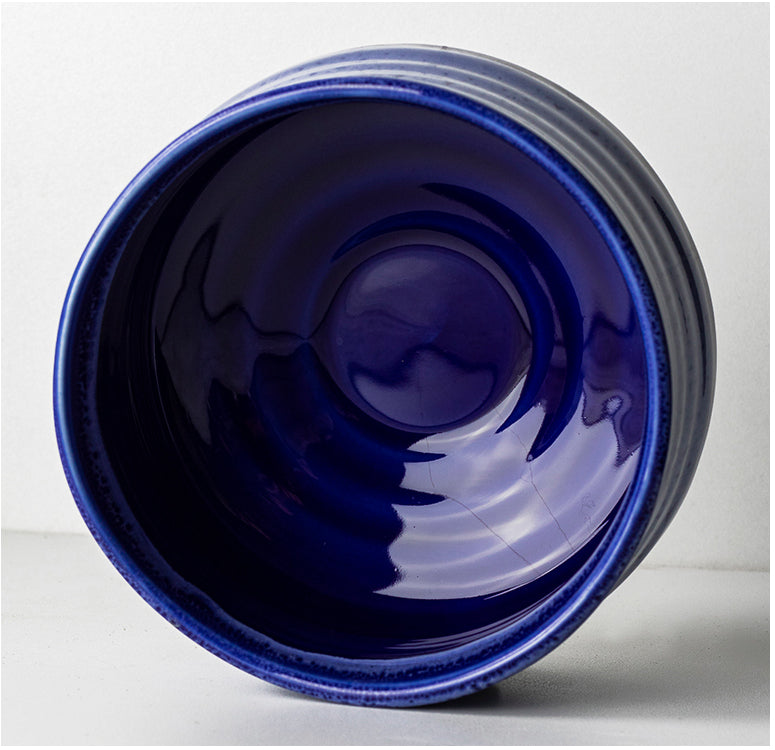 Taza Ceremonial de Té Japonés "Chawan" Azul