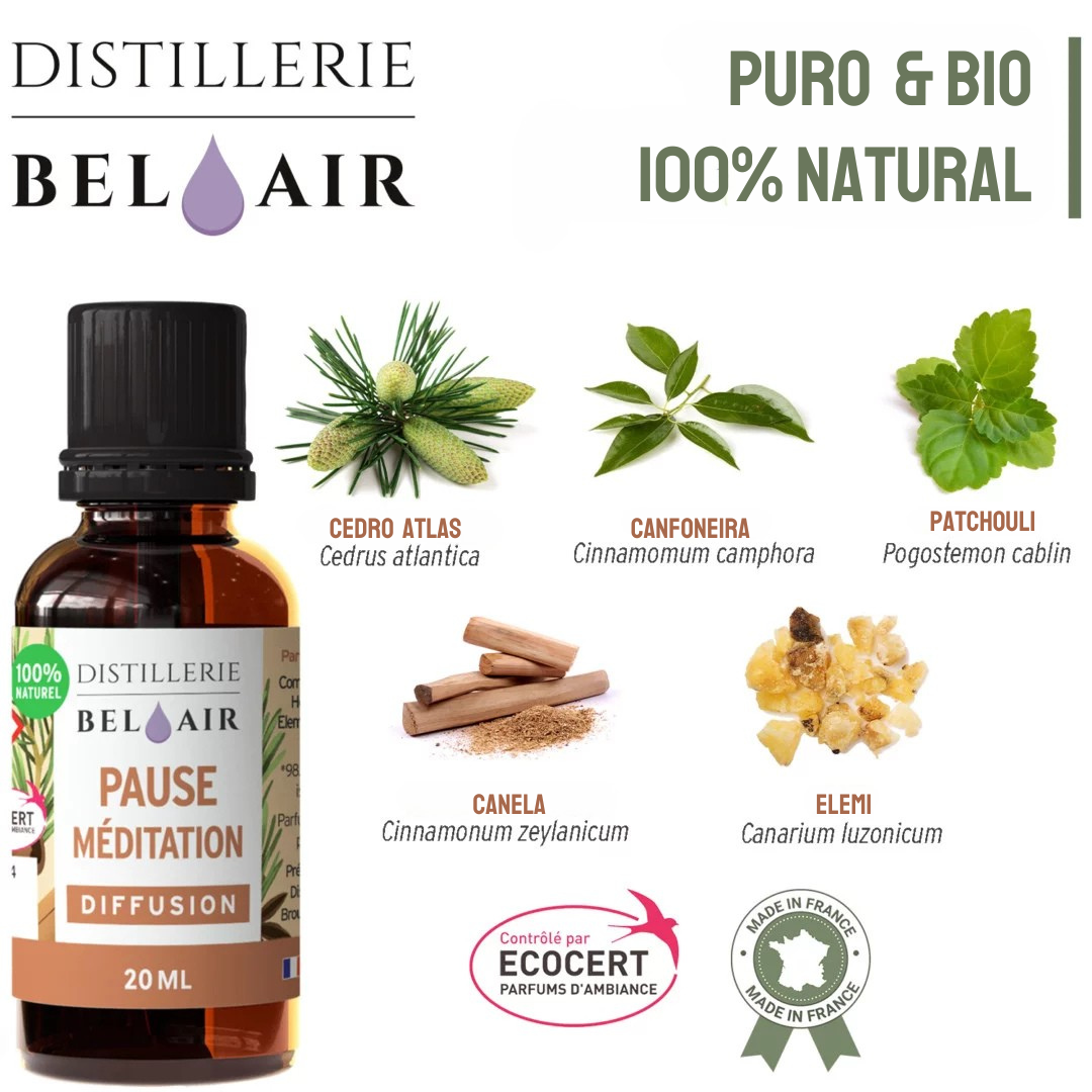 Perfume Ambiente Bio PAUSA MEDITAÇÃO