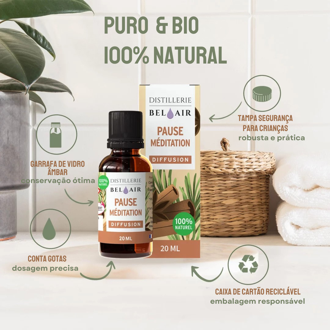 Perfume Ambiente Bio PAUSA MEDITAÇÃO