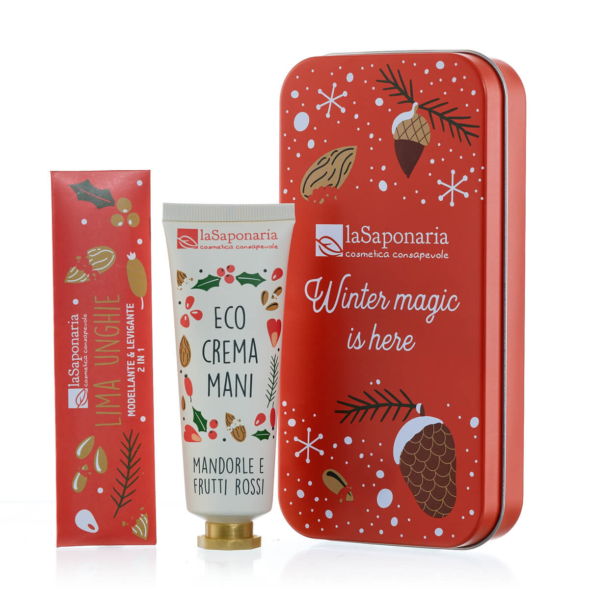 Caixa Tesouro Winter magic is here da La Saponaria