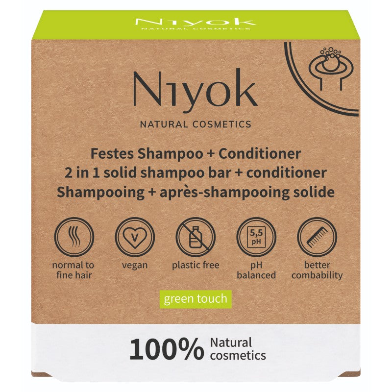 Champú y acondicionador sólido Green Touch (2 en 1)
