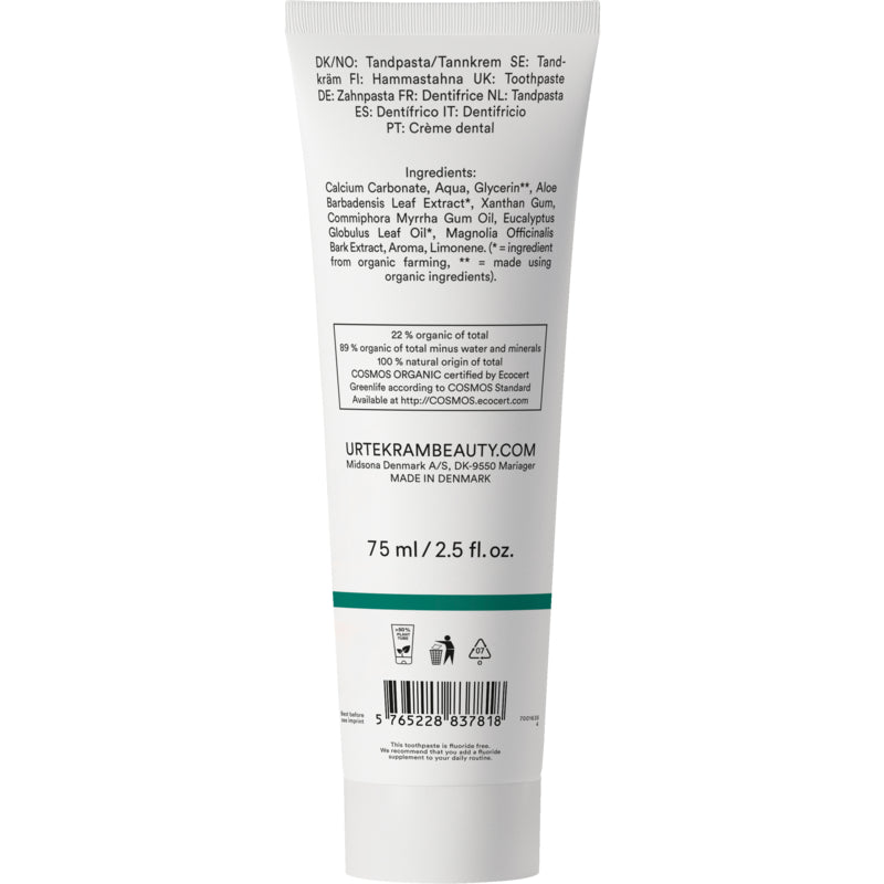 Organic Toothpaste - Eucalyptus