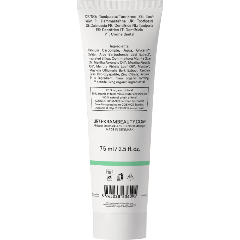 Organic Toothpaste - Fresh Mint (whitening)