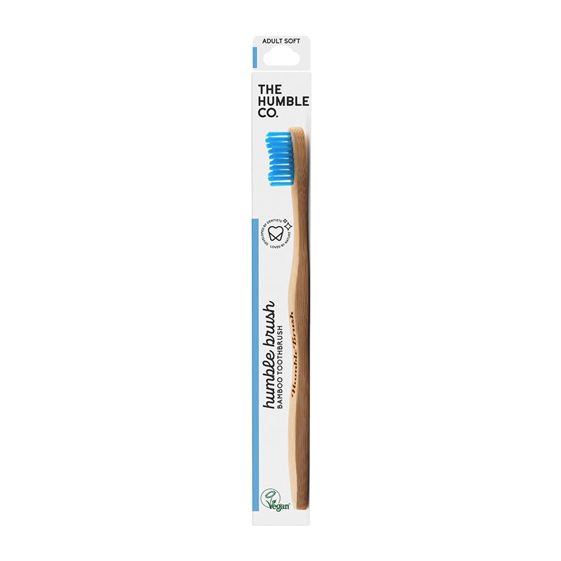 Bamboo Toothbrush - Adult (Soft) - Blue