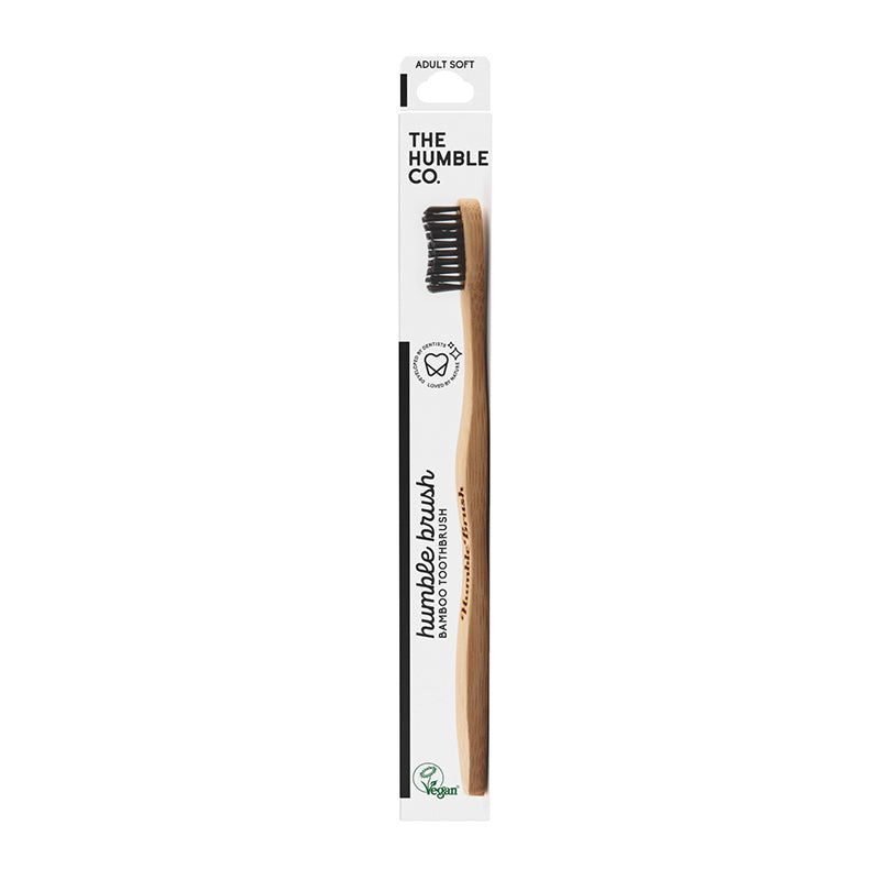 Bamboo Toothbrush - Adult (Soft) - Black
