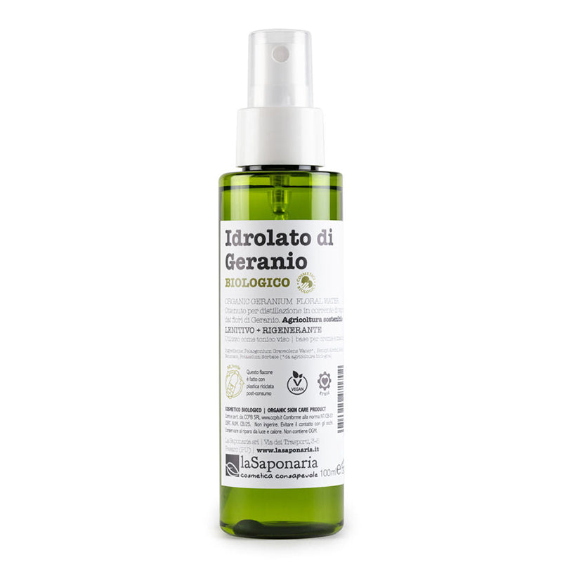 Hidrolato de Geranio Biológico - Spray Re-Botella