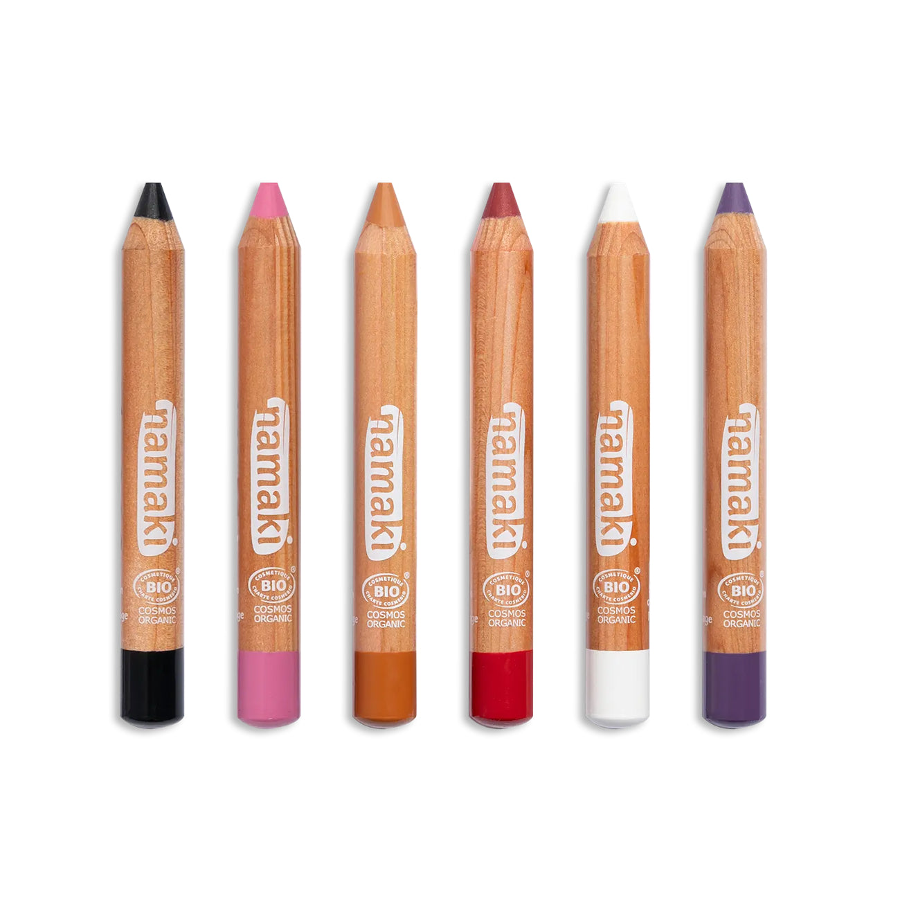 Set of 6 Bio Face Painting Pencils - World of Horrors