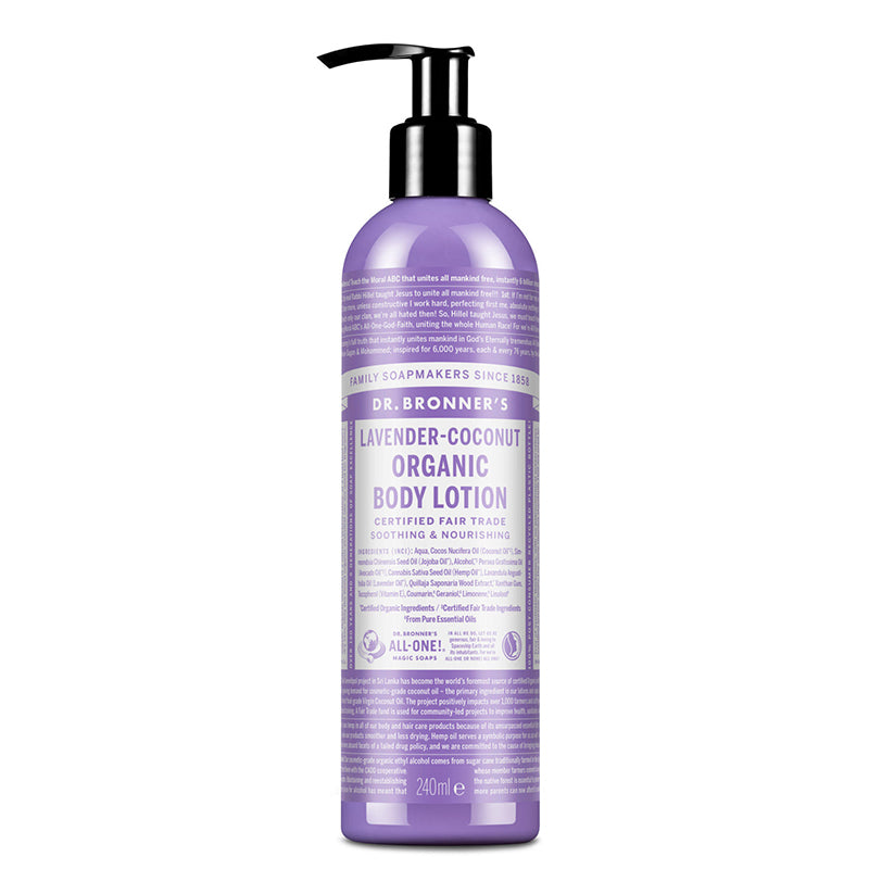 Organic Lavender and Coconut Moisturizing Body Lotion