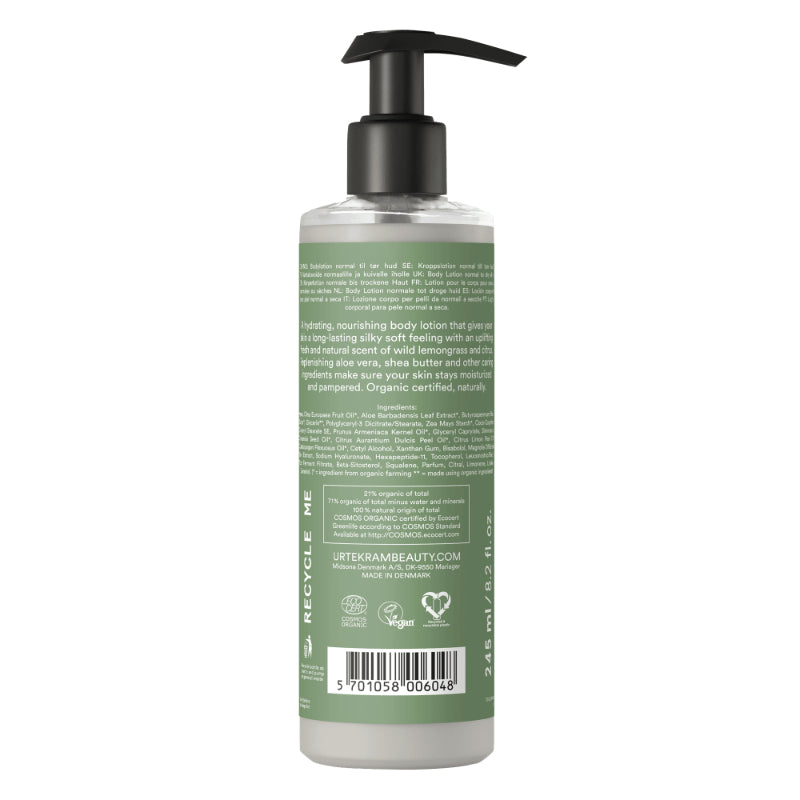 Organic Body Lotion - Lemongrass (Blown away)
