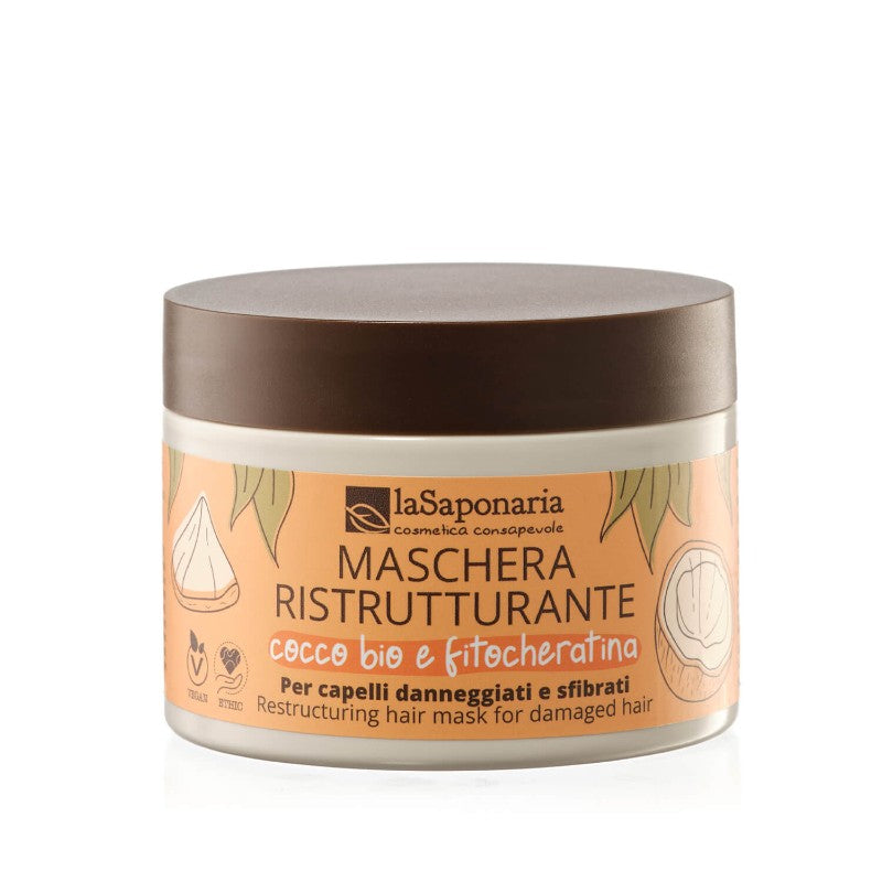 Restructuring Mask, damaged hair - coconut and phytokeratin