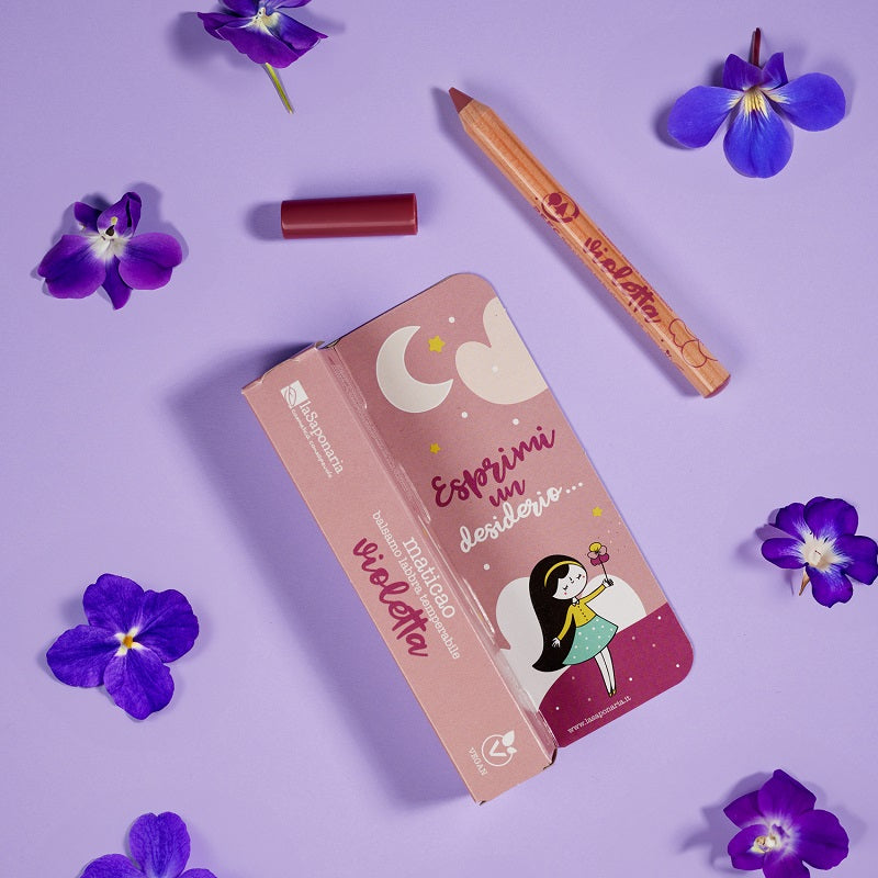 Maticao violeta batom cieiro em lápis ambiente La Saponaria