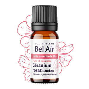 Organic Geranium Rosat Bourbon Essential Oil