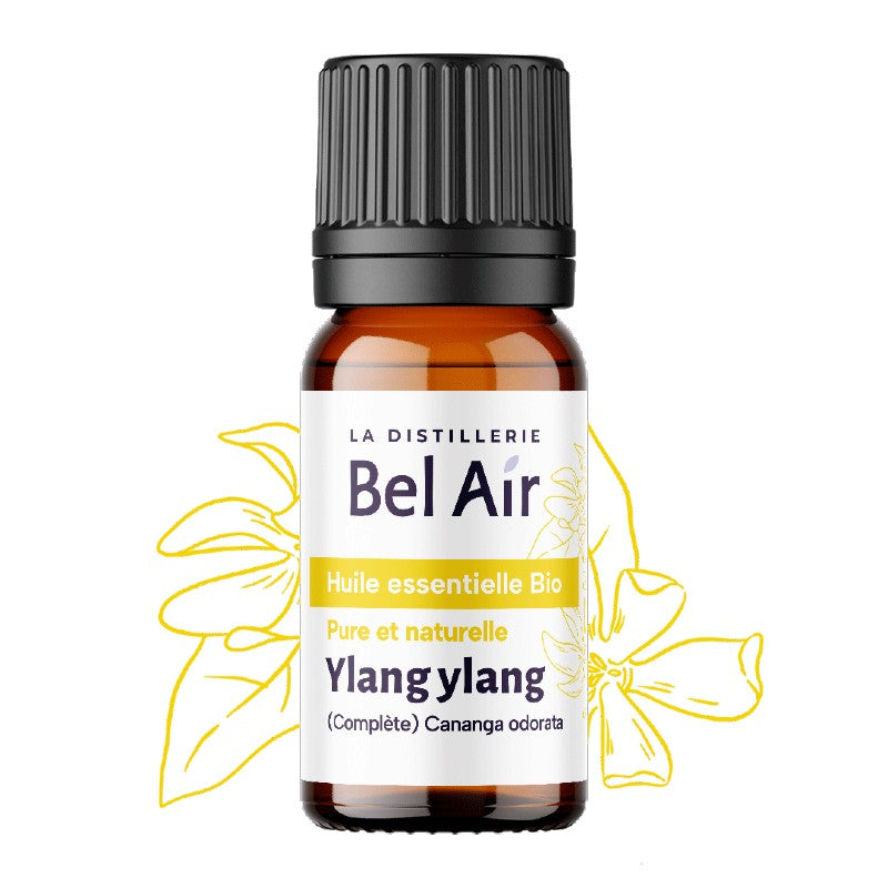 Aceite esencial de ylang-ylang orgánico completo