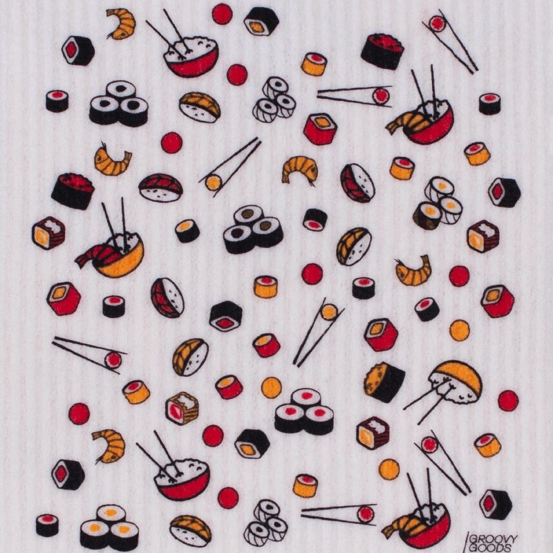 Eco-Friendly Sponge Cloth (compostable) - Sushi