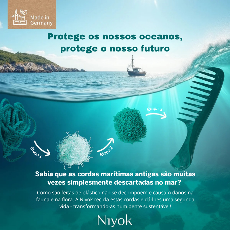 Pente de Corda Marinha Reciclada da Niyok