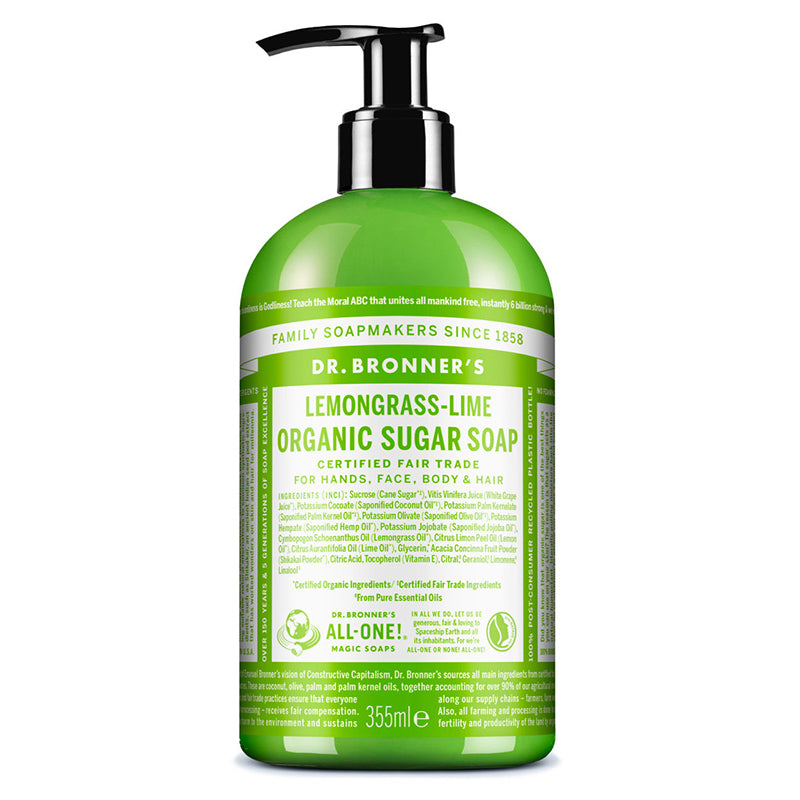 Organic Sugar Soap (Shikakai) for Body & Hands - Citronella and Lime