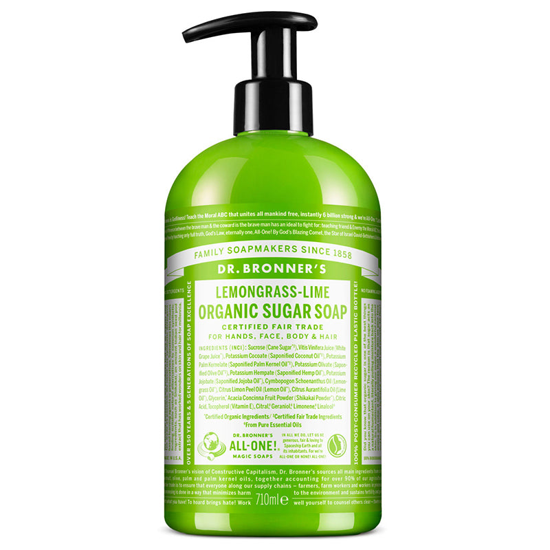 Organic Sugar Soap (Shikakai) for Body & Hands - Citronella and Lime
