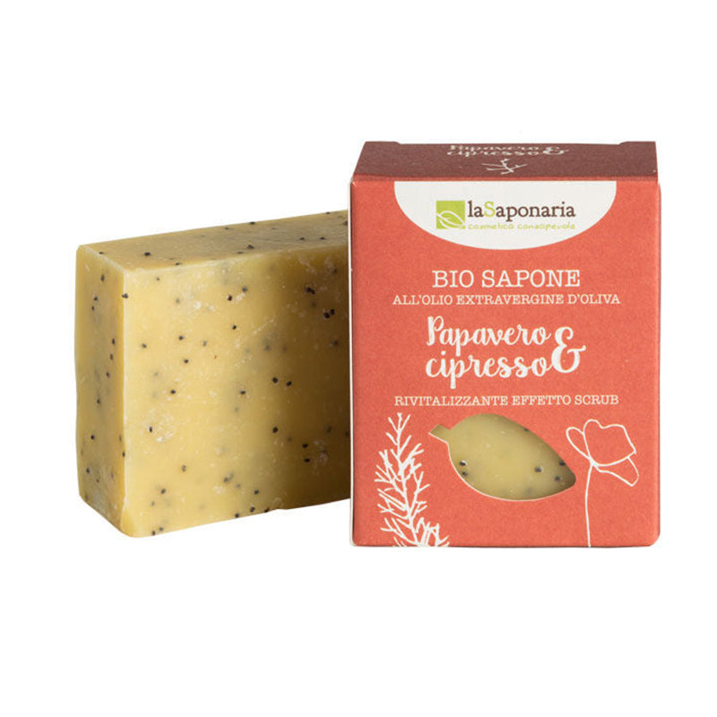 Organic Poppy and Cypress Soap