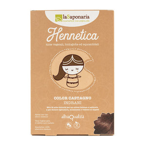Tinta vegetal para cabelo Castanha - Indrani