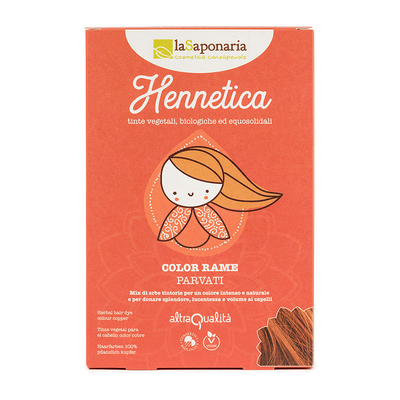 Tinte vegetal para el cabello Cobre - Parvati - Promoción