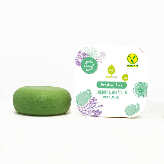 Acondicionador Sólido Breaking Free - Cabello Normal y Graso (Lima y Lavanda)