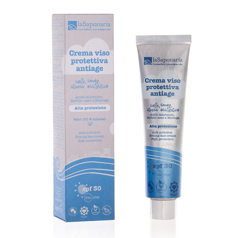 Crema facial protectora antiedad SPF 30