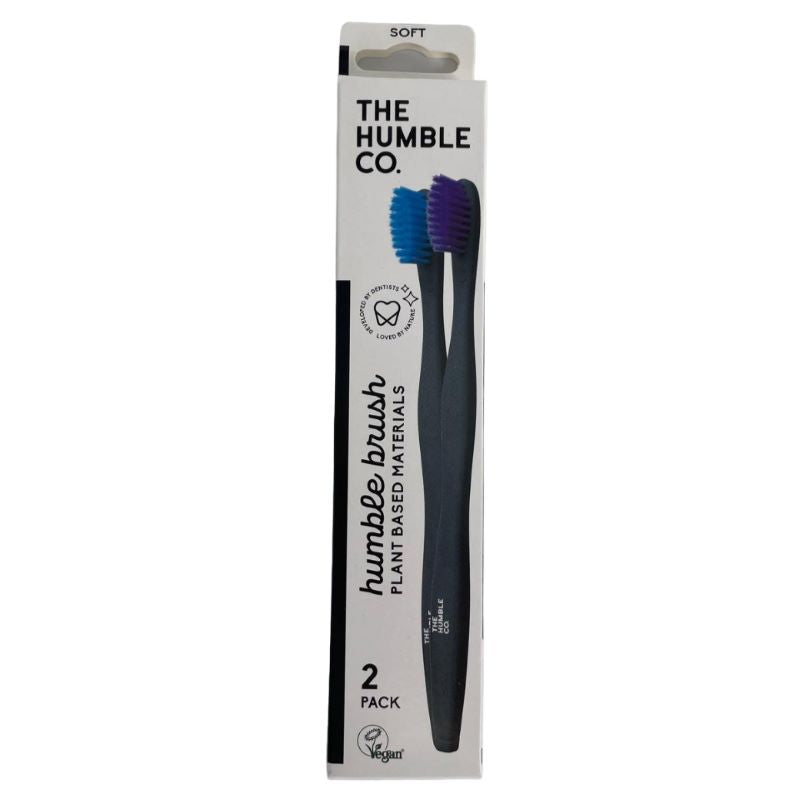Plant-based Adult Soft Toothbrush - Blue/Purple