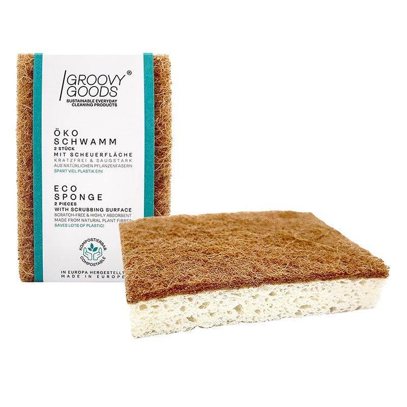 Ecological Sponge with Scrubber, 2 units