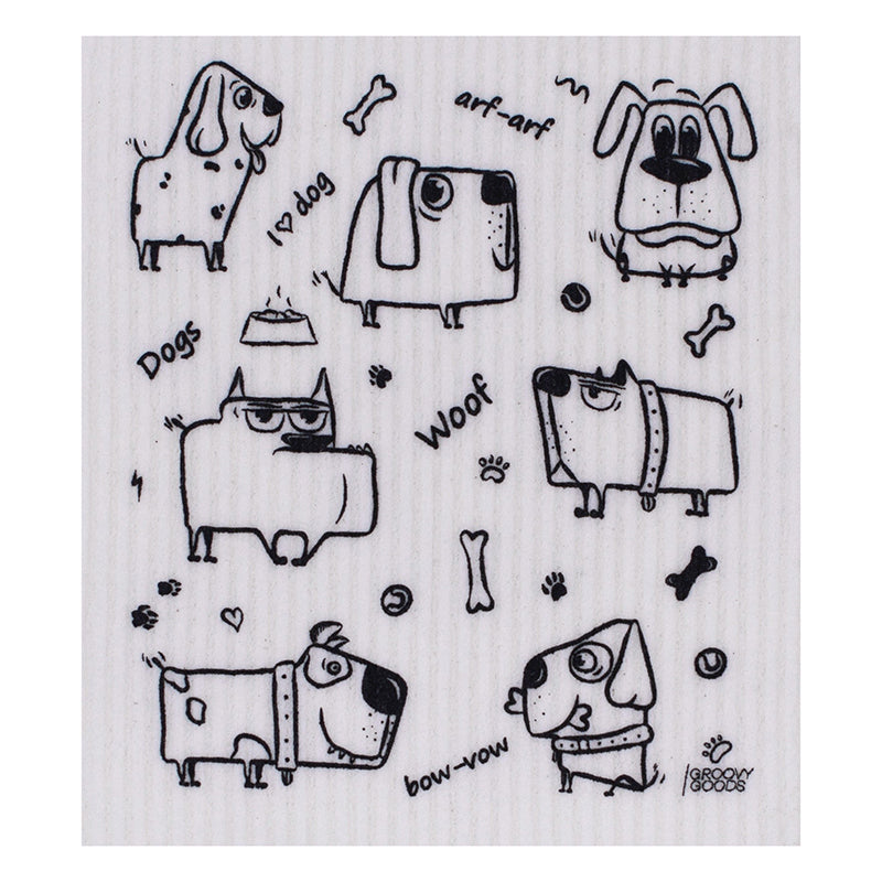 Eco-Friendly Sponge Cloth (compostable) - Dogs