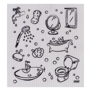 Eco-Friendly Sponge Cloth (compostable) - Bathroom