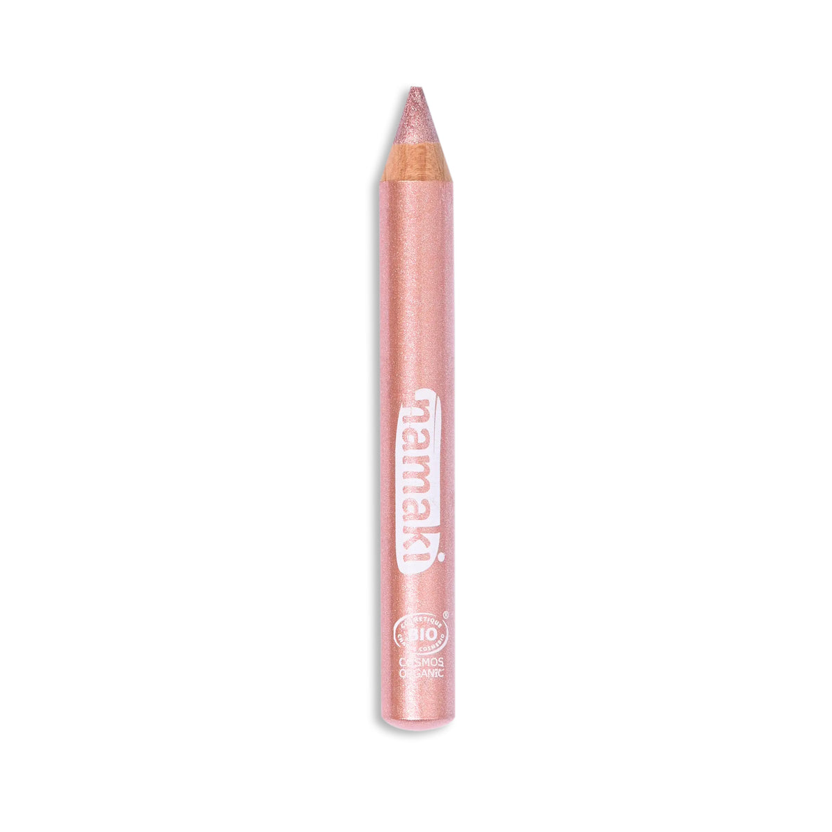 Lápis de Maquilhagem Bio com Brilho – Rosa da Namaki