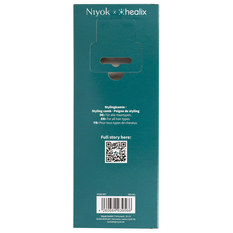 Pente Styling de corda reciclada da Niyok