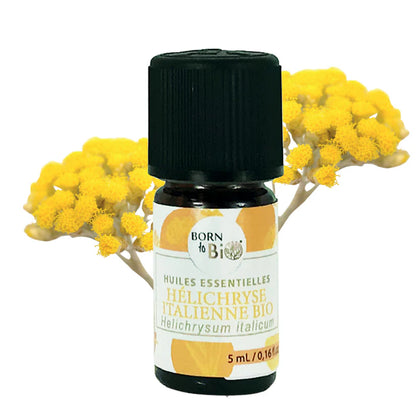 óleo essencial biológico de Helicriso 5 ml da Born to Bio