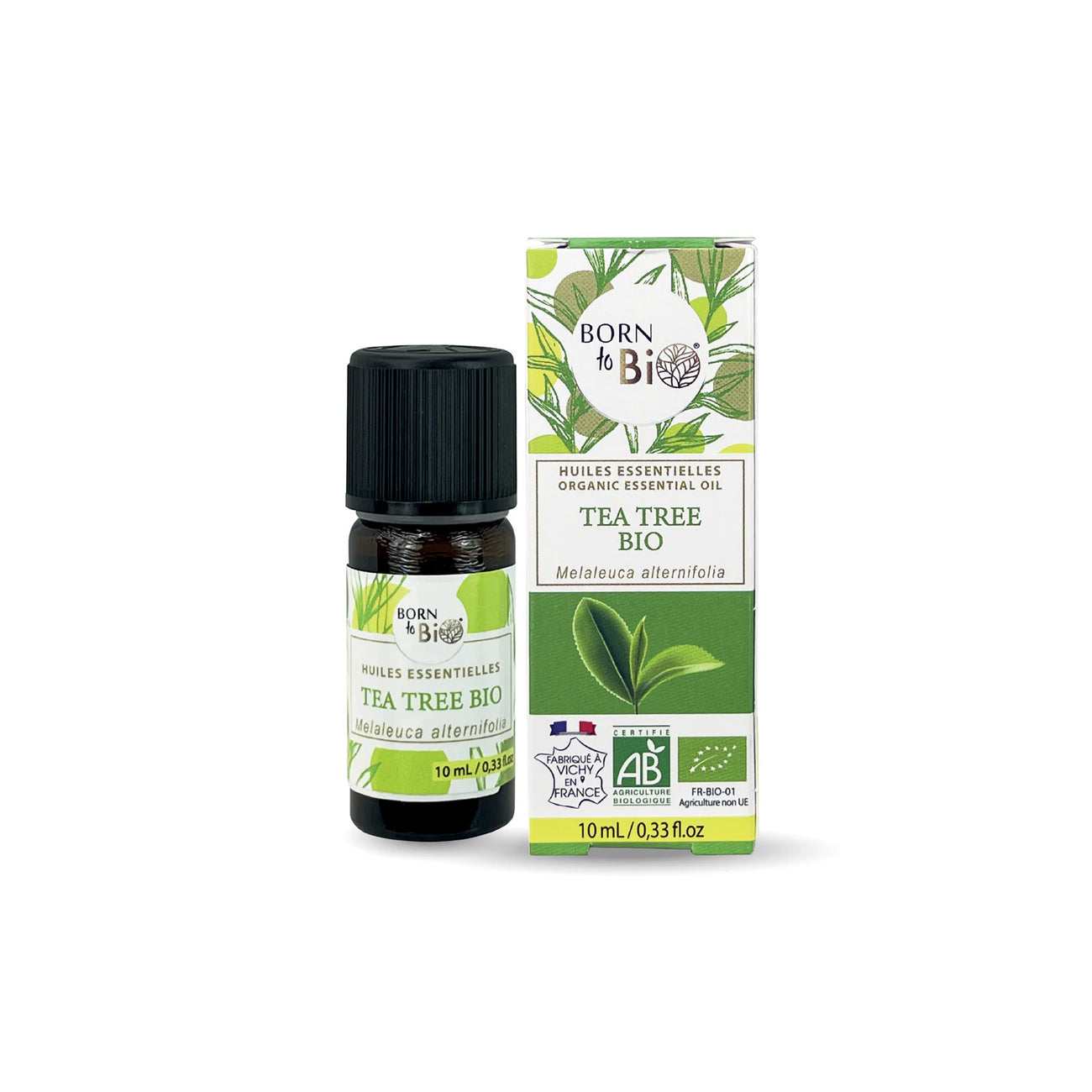 óleo essencial de Tea Tree (árore-do-chá) biolgico da Born to Bio 10ml