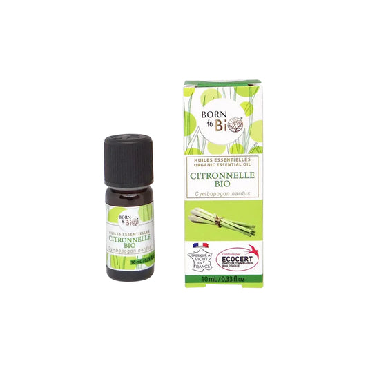 Óleo essencial de citronela biológico da Born to Bio 10 ml