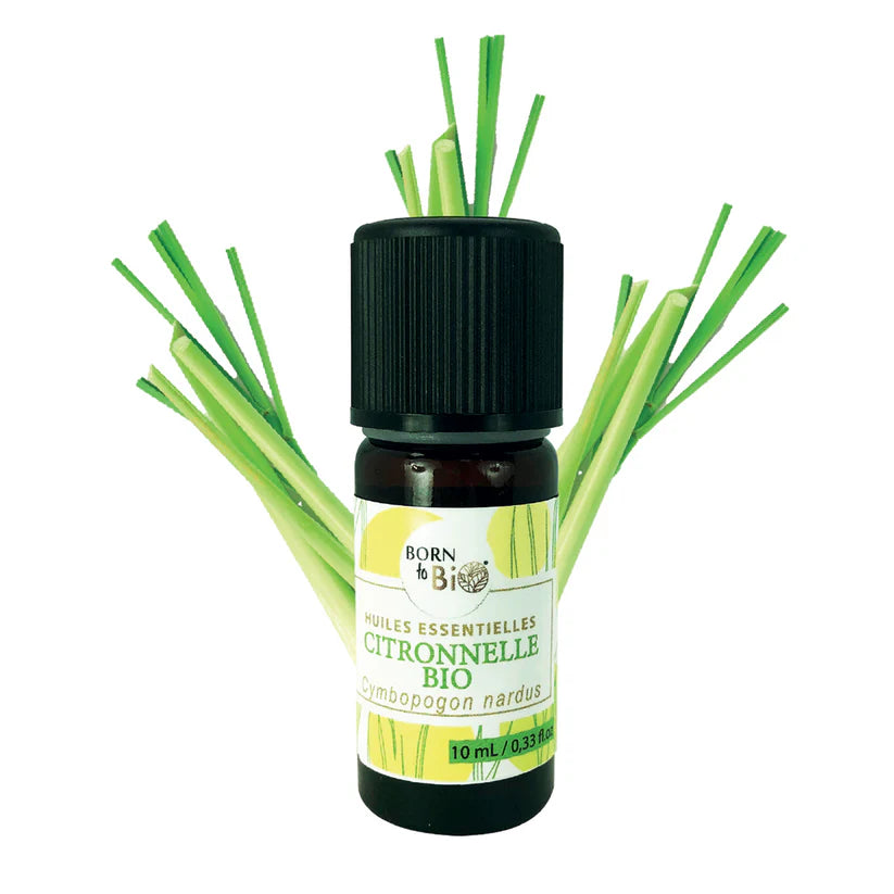 Óleo essencial de citronela biológico da Born to Bio 10 ml