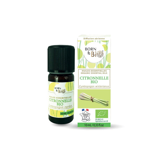 Óleo Essencial Biológico de citronela da Born to Bio 10 ml