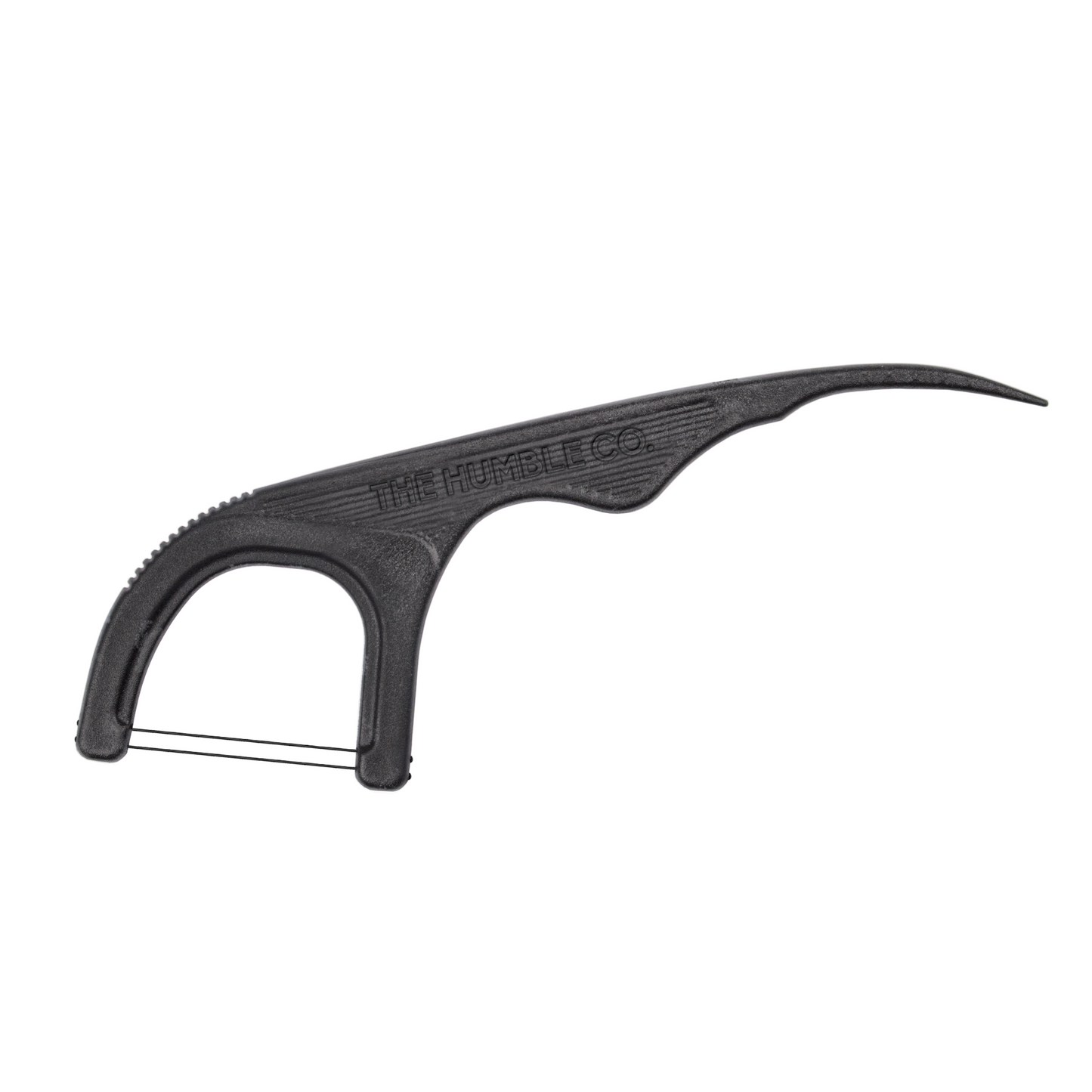 Aplicador de fio dentário infundido em carvão com sabor a menta da The Humble Co