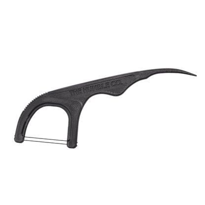 Aplicador de fio dentário infundido em carvão com sabor a menta da The Humble Co