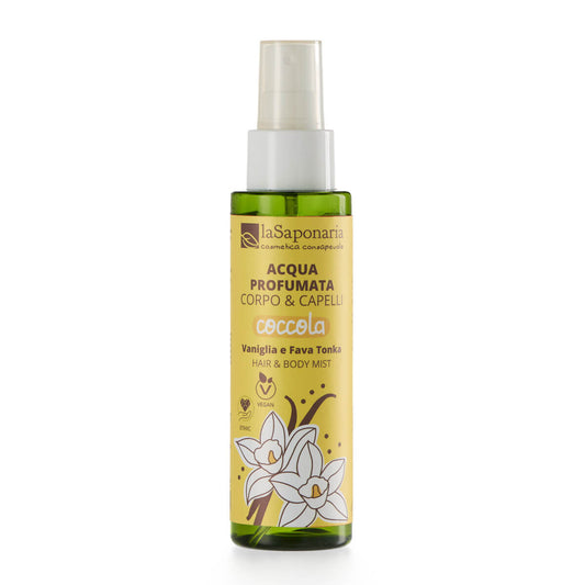 Bruma Perfumada Corpo & Cabelo – Baunilha & Fava Tonka da La Saponaria 100ml