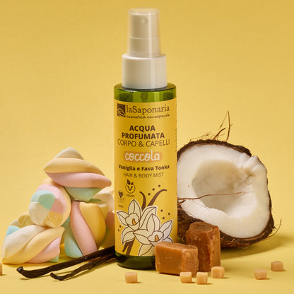 Bruma Perfumada Corpo & Cabelo – Baunilha & Fava Tonka da La Saponaria 100ml
