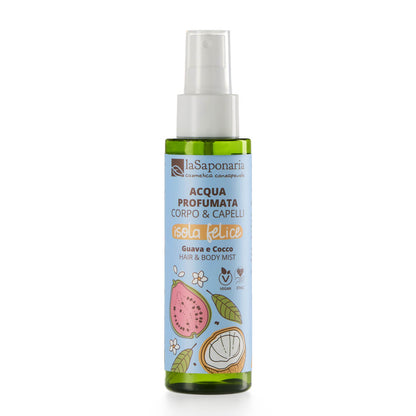 Bruma Perfumada Corpo & Cabelo – Goiaba & Coco da La Saponaria 100ml