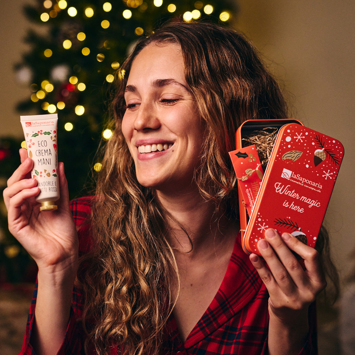 Caixa Tesouro Winter magic is here da La Saponaria