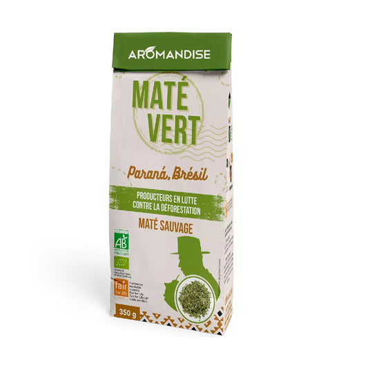 Chá Mate Verde Selvagem (biológico & comércio justo) da Aromandise