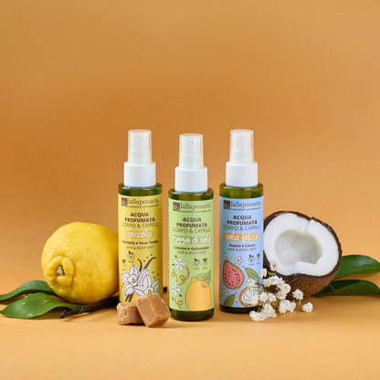 Conjunto de Brumas Perfumadas Corpo & Cabelo da La Saponaria 100ml