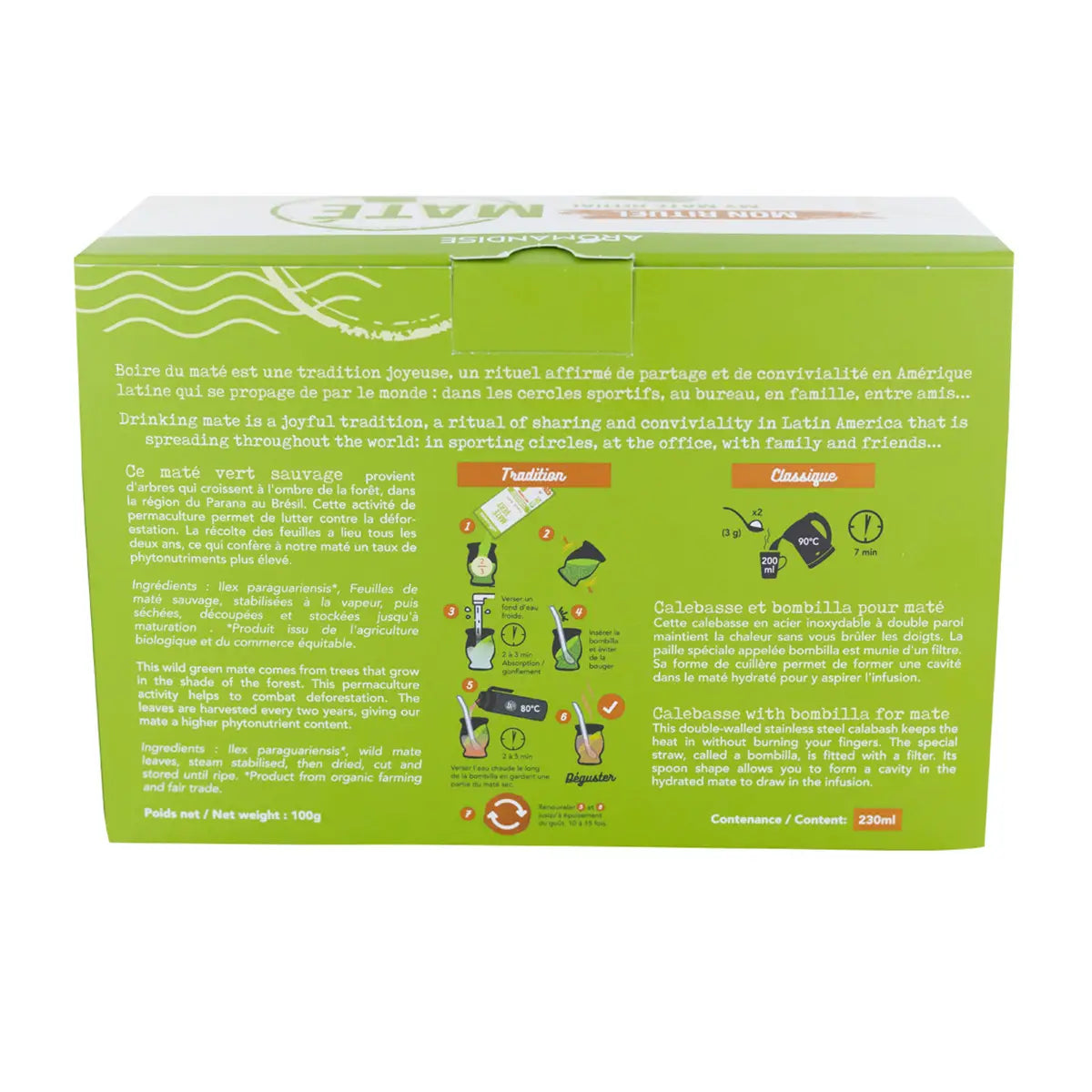 Conjunto O Meu Ritual Mate Biológico da Aromandise