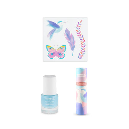 Conjunto Trio Colibri Maquilhagem Biológica Criança Namaki