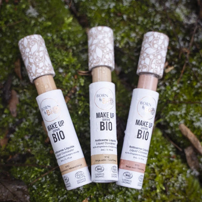 Corretor Líquido Biológico da Born to Bio - Conjunto 3 cores - 3 ml