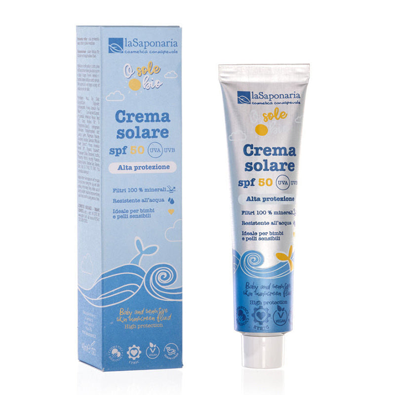 Creme Protetor Solar SPF 50 - Bebé e pele sensível - Promoção